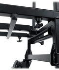 Close-up of adjustable stand components for Two 8 Inch 2 Way Active Studio Reference Monitors With MkII Transducers Boundary EQ