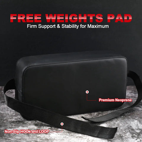 Back Pad For Bench Press And Chest Press Support Non Slip PVC Leather Foam Cushioned Pad with adjustable strap