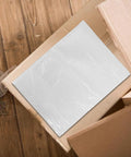 Waterproof Bubble Mailers 10 Pack Self Seal Padded Envelopes 40x50 CM Foam Packaging Bags in cardboard box on wooden floor
