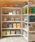 Rugged Workhorse Garage Storage Shelving Unit With Five Thousand Pounds Hefty Load Capacity Four Tier Adjustable Steel Racks for organized shop storage.