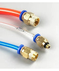 Grab Your Ultimate BDORFXZEV Boxed PC Series Air Joint Connectors Set In 4mm 6mm 8mm 10mm And 12mm Sizes With 50pcs Total Push In Couplings Perfect For Pneumatic Hose Tube Jobs That Need Reliable And Snappy Fitting Action Every Single Time. Brass push-in air joint connectors on pneumatic tubes