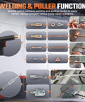 Dent Puller Welder 3500W Spot Welding Tool For Auto Body Repair with welding and pulling functions and accessories