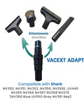 Easy Fit Vacuum Hose Adapter Kit For 1 1/4 Inch Attachments, Seals 33mm To 38mm Hoses, Compatible With Wet Dry Shop Vac And Pool Vac