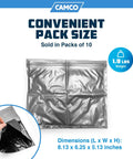 Biodegradable Powder Toilet Waste Bags With Leak Proof Double Bag Design For No Mess Camping RVing Hiking And Boating Ten Pack