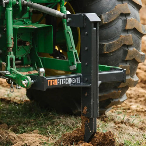 3 Point Single Tine Subsoiler For Cat 1 Tractors Eight Point Five Inch By One Point Five Inch Shank Adjustable Ripping Depth