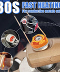 Kick Loose Stalled Bolts And Nuts With This 1300W Induction Heater Tool showing fast heating process on corroded nuts