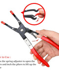 Car Soldering Pliers Multi-Function Wire Welding Clamp Pick-Up Aid Tool for Auto Maintenance and Repairs in hand