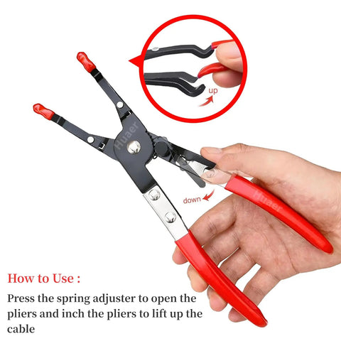 Car Soldering Pliers Multi-Function Wire Welding Clamp Pick-Up Aid Tool for Auto Maintenance and Repairs in hand