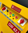 Heavy Duty Electric Rebar Bender Machine With Smooth 0 To 180 Degree Bending Control For Round Steel Rods and Ribbed Rebar Projects control panel features.