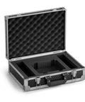 Open Rugged Aluminum Alloy Carrying Case Workhorse with Dual Layer Customizable Foam for equipment transport