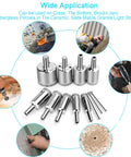 12 Piece Diamond Hole Saw Drill Bit Set For Ceramic Glass Tile Marble Granite Includes 4Mm To 30Mm Sizes The Go To Kit