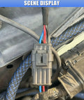 3 Pin Waterproof Car Electrical Connectors Kit For 16 AWG Wire Quick Disconnect Plugs installed in vehicle engine bay