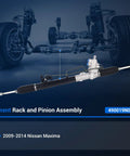 Image of drop-in hydraulic power steering rack and pinion for Nissan Maxima 2009-2014 EVO.