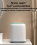 Portable Washing Machine For Clothes And Underwear Smart Wash Technology Ultra Quiet Spin Washer Dryer Combo, 7L capacity, modern design