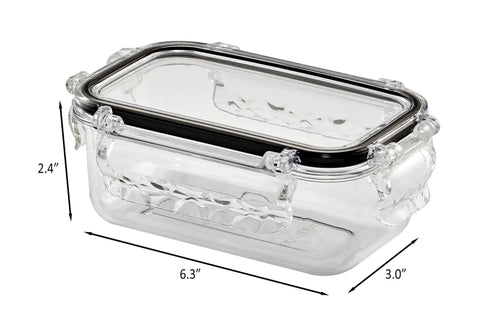 Airtight Food Storage Container With Lid 13.5oz - Leak-Proof Baby Food Box, BPA-Free, Microwave Safe, Freezer Safe, Dishwasher Safe