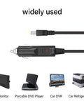 12V Dc Cigarette Lighter Power Adapter Cable With 5 5Mm Male Connector Plug For Dash Cam And Portable Cooler Ride Ready Cord 5 Ft viewed with device compatibility.