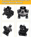Set Of 3 Engine Motor Mounts And Transmission Mount Kit For 1999 To 2006 Silverado Tahoe Sierra 1500 V8 5.3L 6.0L Built Tough Direct