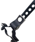 RV Generator Muffler Hanger Tail Pipe Exhaust Bracket Black Heavy Duty Powder Coated Mount All Weather Durable 8-1/2 Inch