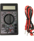 Digital Multimeter DT-830D with AC DC Measurement, Diode and Transistor Test, Continuity Buzzer, LCD display, leads included