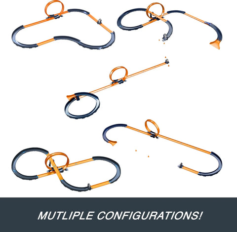 Hot Wheels RC Speed Challenge Track Set With 1 To 64 Scale Remote Control Vehicle And 30 Plus Track Pieces To Build Dozens Of Configurations For Open Ended Racing Fun That Slaps in multiple configurations