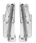 Two Pack 80 Degree Steel Spring Door Hinges Lift Hinges For Cabinets Closets Wardrobes And Sofas Durable Heavy Duty Easy Install