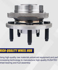Front And Rear Wheel Hub And Bearing Assembly 5 Lugs With ABS For Ford Edge 2011 2014 Flex 2009 2018 Taurus 2010 2019
