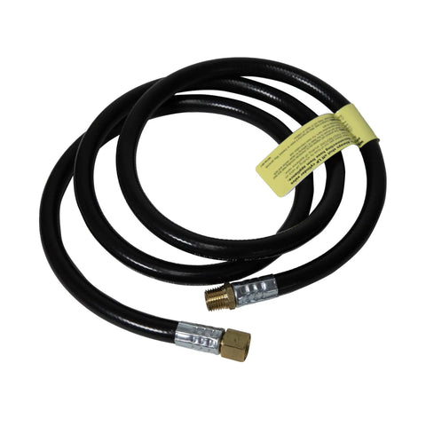5 Foot Propane Hose Extension With High Pressure 1/4 Inch Female Pipe Thread To 1/4 Inch Male Pipe Thread Brass Fittings coiled