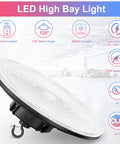 UFO LED High Bay Light 200W Dimmable Warehouse Shop Light 30000 Lumens 5000K Daylight White 800W MH HPS Equivalent details