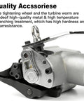 Close-up of Pneumatic Steel Strapping Tool For Heavy Duty Packaging, 8500N Tension, no power supply, showing metal components