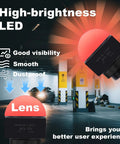 Built Tough Industrial Three Color LED Signal Tower With Buzzer for Machinery Safety 12V DC highlighting high-bright LEDs and visibility