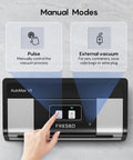 High Power Auto Vacuum Sealer With 95KPa Vacuum No Fuss Dry Wet Detection Built In Bag Cutter Includes Two Rolls Of Bags