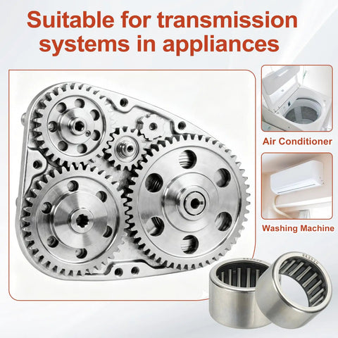 4x8x8 mm Needle Roller Bearings 6Pcs Set In Steel Full Complement Drawn Cup Open End For Gearbox Replacement Go To Workhorse High Precision Industrial Grade Durable Bearing For Smooth Motion Silver