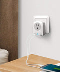 Must Have US To Europe Travel Plug Adapter With USB Wall Charger For iPhone iPad Laptop Type L Italy Chile Compatibility in use