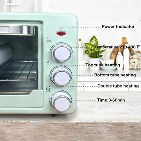 Close-up of 22 Liter Sublimation Oven controls showing temperature, tube heating options, and timer settings.