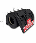 Side view of Kibosh Emergency Pipe Repair Kit For Burst Pipes 3/4 Inch Up To 145 PSI showing flexible design with dimensions.