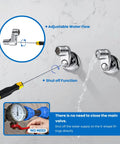 Adjustable swing arms for Clawfoot Bathtub Faucet Tub Filler With Handheld Shower Set Victorian Double Cross Handle
