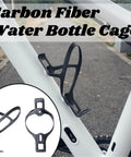 Carbon Fiber Water Bottle Cage Ultralight 14g Cup Holder For MTB Road Gravel And E Bike Ride Ready Lightweight Universal Cycling Accessory