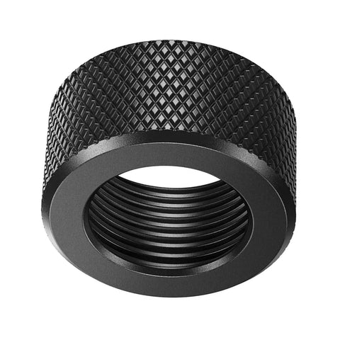 Universal 17mm Ball Head Nut Tightening Fastener For Phone Holders And Car Mounts Desk Stands And Dashcams Replacement Aluminum Alloy Screw On Mount Accessory For Cameras Tablets And Chargers Ideal For Pros And Live Streams, black aluminum 17mm threaded nut