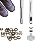 One Quarter Inch Grommet Kit 200 Piece Set With Durable Metal Eyelets And Tools In Gold Silver Black Bronze For Leather