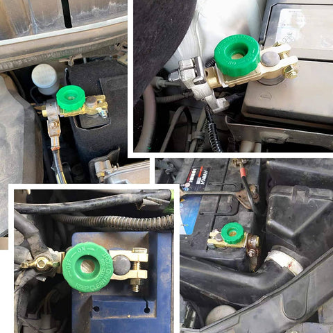Top Post 12V Battery Disconnect Switch Isolator Kill Switch for cars, trucks, boats, RVs, ATVs, marine use, anti corrosion, 125A.