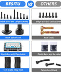 Comparison chart of M3 Screw Kit With 1600 Pcs 12.9 Grade Alloy Steel Hex Socket Button And Cap Head Screws Nuts And Washers versus others