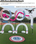 Beast Racing Drone Obstacle Kit For Home Practice And Play Beginners And Pros Customizable Race Course with drone in motion