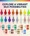 Silk Dual Color PLA Filament in vibrant colors for 3D printing, including gold and silver, for cosplay, jewelry, and home decor.