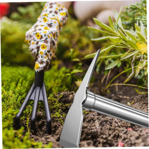 Lightweight Portable Garden Hoe And Steel Pickaxe Tool For Easy Weeding And Digging Grab And Go Outdoor Gardening Gadget