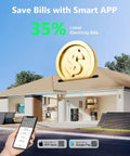Smartphone showing app controlling Portable Power Station 3600Wh For Home Use With 3600W Continuous Output And 7200W Peak