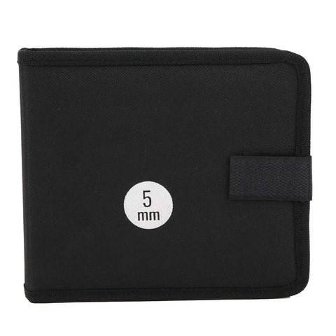 Black case for 36 Piece 5mm Steel Letter Punch Stamp Set Metal Stamping Kit With 26 Letters And Numbers For Marking Stainless Steel
