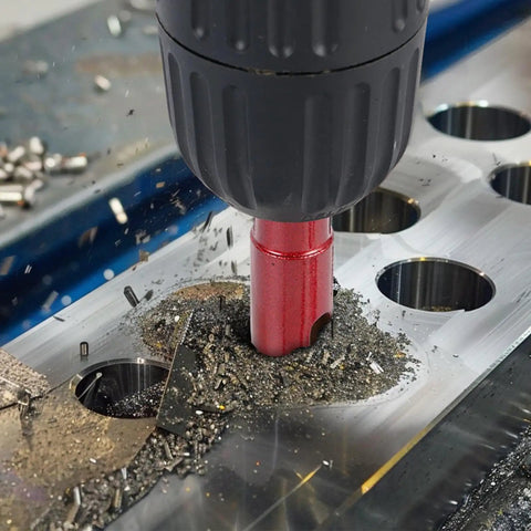 12 Piece Pro Grade Diamond Hole Saw Kit With 6 8 10 12 14 20 25 30 35 40 45 50 mm Serrated Brazing Tile Core Drill Bits Set in action