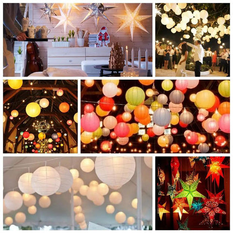 24 Pack Battery Powered LED Lights For Paper Lanterns Balloons Floral Weddings And Festival Decorations Warm White
