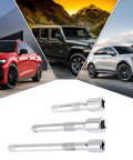 Offset Swivel Ratchet Extension Bar Set With Chromium Vanadium Steel Construction displayed with cars in the background.