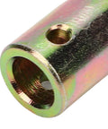 Close-up of Built To Last Forklift Universal Joint Hinge For 350 351 352 Electric Forklifts, showing lubricated metal linkage.